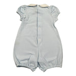 Little Bear Pagliaccetto Mezza Manica tinta unita Azzurro per Neonato 4032 AZZURRO LITTLE BEAR 
