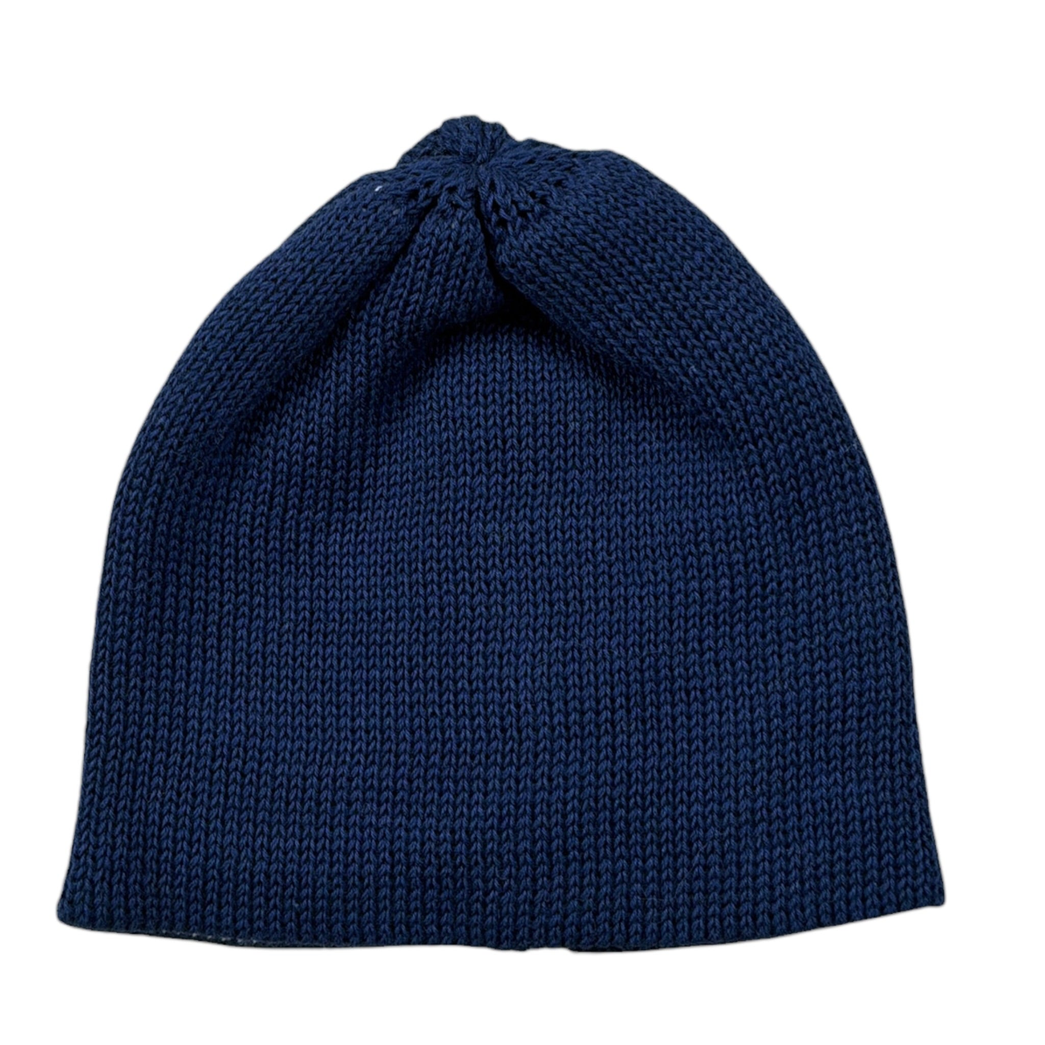 Little Bear Cappello tinta unita Blu per Neonato 4113 BLU LITTLE BEAR 