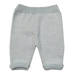 Little Bear Pantalone In Filo tinta unita Azzurro per Neonato 7003 AZZURRO LITTLE BEAR 
