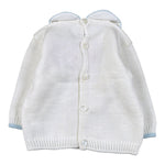 Little Bear Maglia tinta unita con Colletto E Ricami Bianco per Neonato 7012 BIANCO LITTLE BEAR 