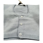 Little Bear Cardigan tinta unita Azzurro per Neonato 7015 AZZURRO LITTLE BEAR 