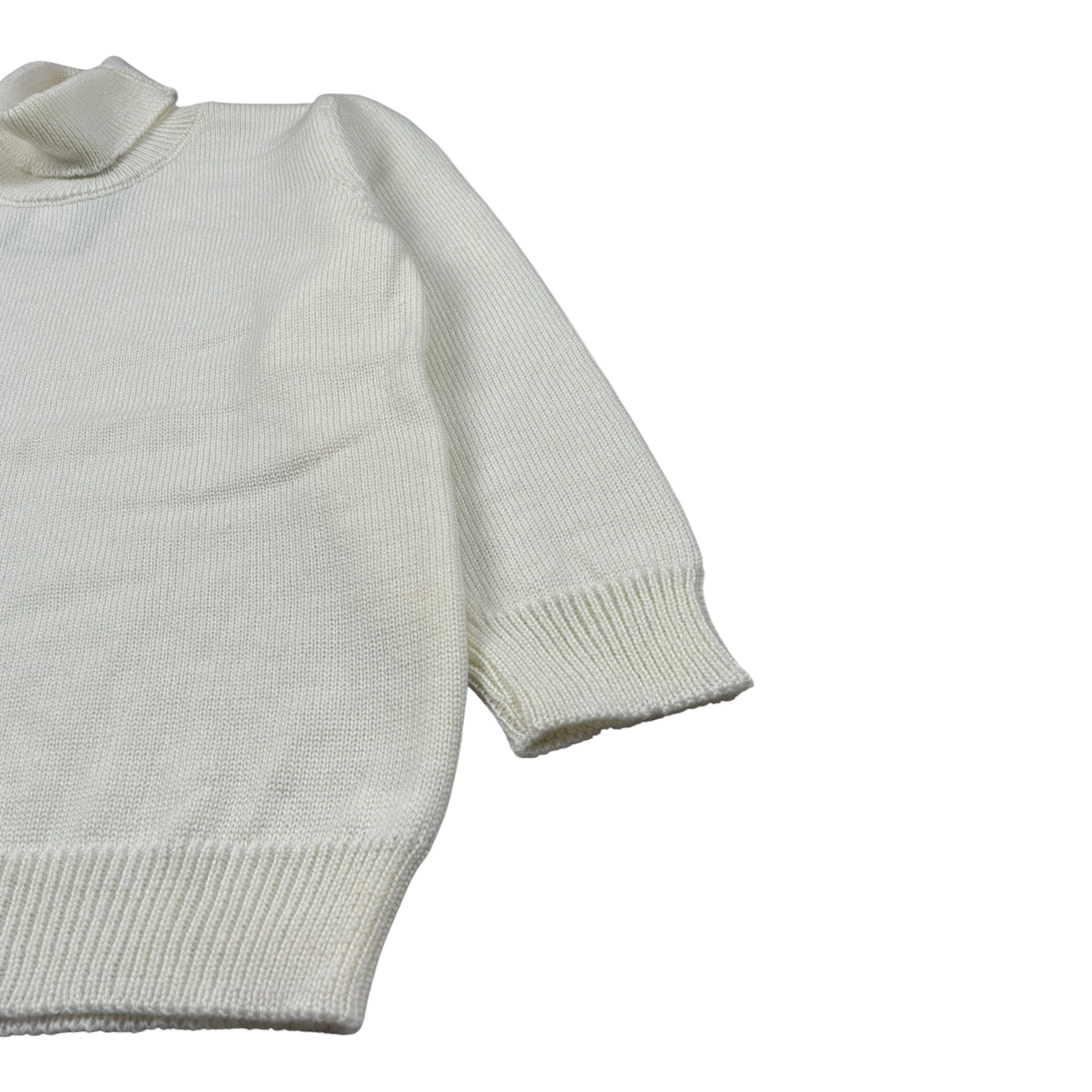 Little Bear Maglia Collo Alto tinta unita Panna per Bambino 7155J PANNA LITTLE BEAR 