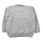 Little Bear Maglia Girocolo tinta unita con Rombi Grigio per Bambino 9305J GRIGIO LITTLE BEAR 