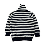 Little Bear Maglia Fantasia A Righe Collo Alto Bianco/Blu per Neonato 9313 BIANCO/BLU LITTLE BEAR 