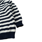 Little Bear Maglia Fantasia A Righe Collo Alto Bianco/Blu per Bambino 9313J BIANCO/BLU LITTLE BEAR 