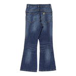 Liu Jo Jeans tinta unita con Girovita Regolabile Modello Zampa Blu per Bambina GA3008 BLU LIU JO 