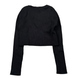 Liu Jo Cardigan tinta unita Nero per Bambina GA4036 NERO LIU JO 