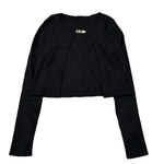 Liu Jo Cardigan tinta unita Nero per Bambina GA4036 NERO LIU JO 