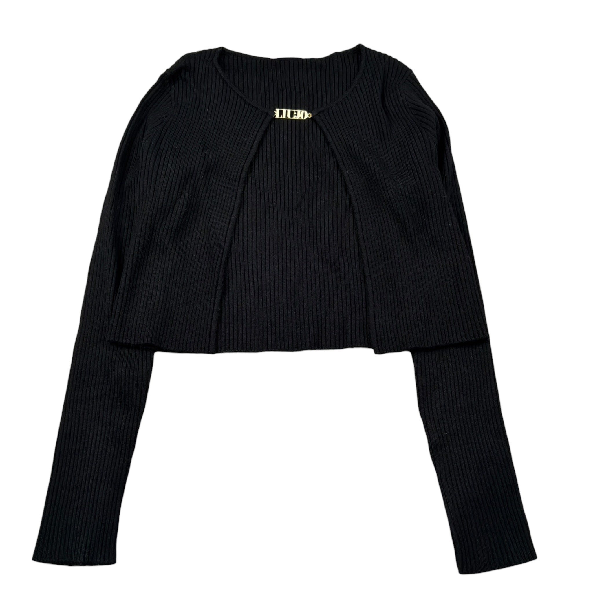 Liu Jo Cardigan tinta unita Nero per Bambina GA4036 NERO LIU JO 