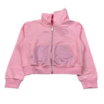 Liu Jo Felpa con Zip E Cappuccio tinta unita Rosa per Bambina GA4051 ROSA LIU JO 