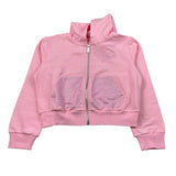 Liu Jo Felpa con Zip E Cappuccio tinta unita Rosa per Bambina GA4051 ROSA LIU JO 