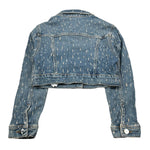 Liu Jo Giubbino In Denim tinta unita Blu per Bambina GA4126 BLU LIU JO 