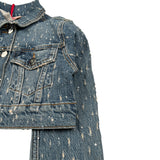 Liu Jo Giubbino In Denim tinta unita Blu per Bambina GA4126 BLU LIU JO 