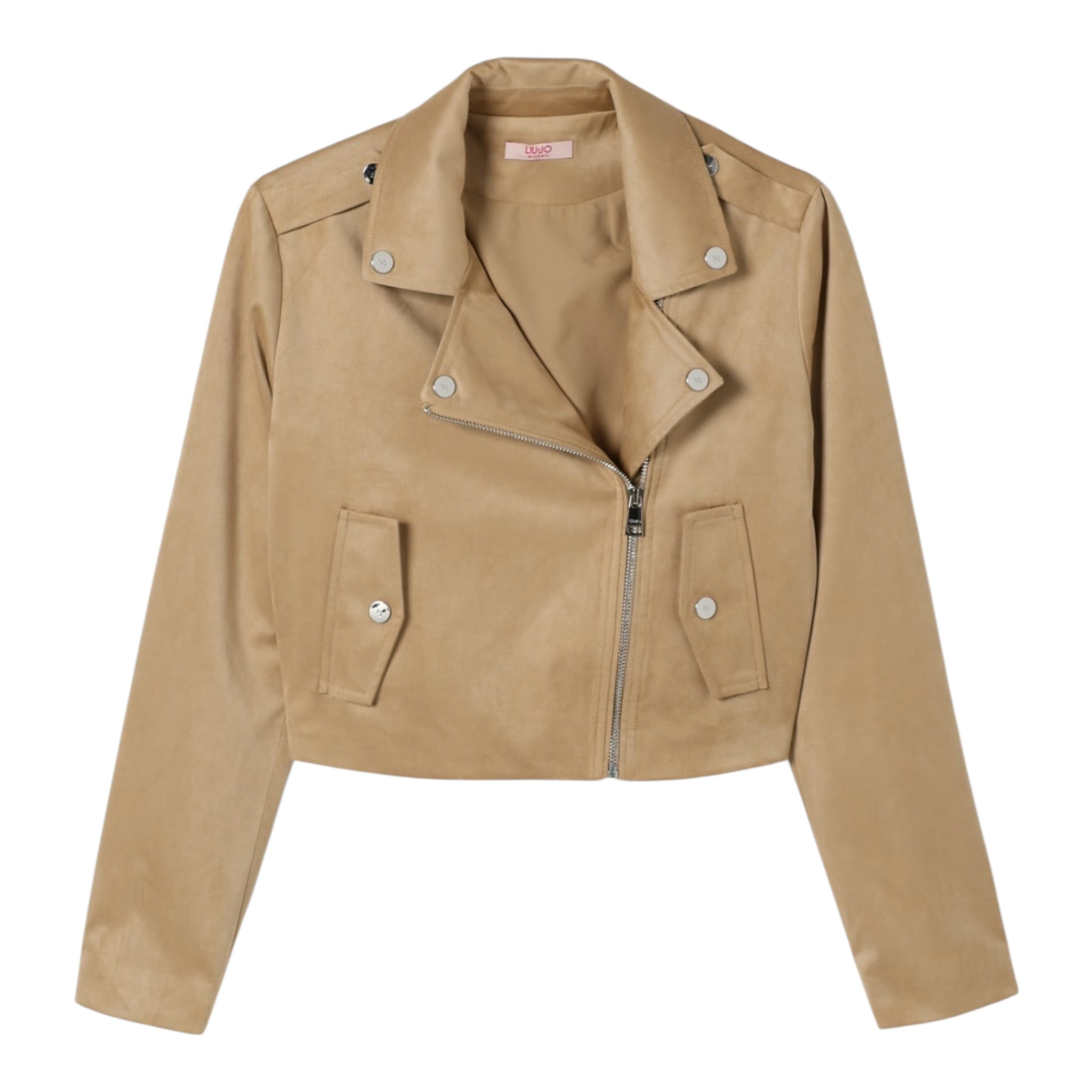 Liu Jo Giacca In Camoscio tinta unita Beige per Bambino GA5194 BEIGE LIU JO 