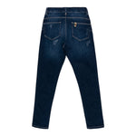 Liu Jo Jeans tinta unita con Girovita Regolabile Blu per Bambina GF2058 BLU LIU JO 