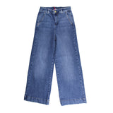 Liu Jo Jeans tinta unita Modello Palazzo Blu per Bambina GF3135 BLU LIU JO 