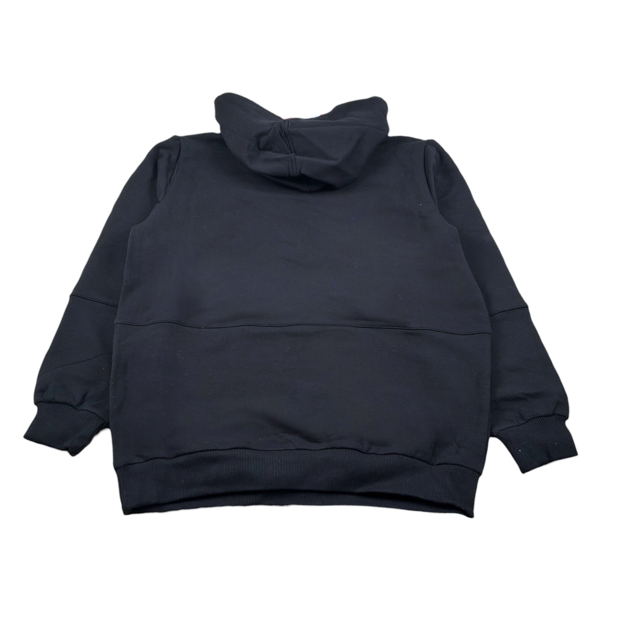 Liu Jo Felpa con Cappuccio tinta unita con Logo Nero per Bambina GF4052 NERO LIU JO 