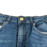 Liu Jo Jeans tinta unita con Girovita Regolabile Blu per Bambina GF4105 BLU LIU JO 