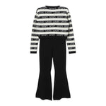 Liu Jo Completo 2 Pezzi Maglia-Pantalone Nero per Bambina GF4135MA07 NERO LIU JO 