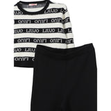 Liu Jo Completo 2 Pezzi Maglia-Pantalone Nero per Bambina GF4135MA07 NERO LIU JO 