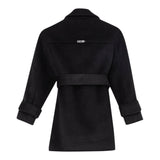 Liu Jo Cappotto tinta unita con Cintura Nero per Bambina GF4171 NERO LIU JO 