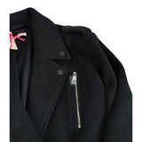 Liu Jo Cappotto tinta unita con Cintura Nero per Bambina GF4171 NERO LIU JO 
