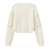 Liu Jo Maglia Girocollo tinta unita Panna per Bambina GF4215 PANNA LIU JO 