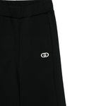 Liu Jo Pantalone tinta unita Modello A Palazzo Nero per Bambina GF5005X NERO LIU JO 