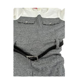 Liu Jo Tuta Intera Mezza Manica Bicolore Bianco/Nero per Bambina GF5007 BIANCO/NERO LIU JO 
