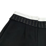 Liu Jo Pantalone tinta unita Modello Palazzo Nero per Bambina GF5023 NERO LIU JO 
