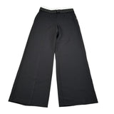 Liu Jo Pantalone tinta unita Modello Palazzo Nero per Bambina GF5023XX NERO LIU JO 