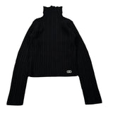 Liu Jo Maglia Collo Alto tinta unita Nero per Bambina GF5031 NERO LIU JO 