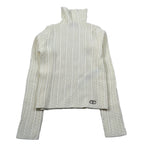Liu Jo Maglia Collo Alto tinta unita Panna per Bambina GF5031 PANNA LIU JO 