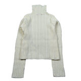 Liu Jo Maglia Collo Alto tinta unita Panna per Bambina GF5031 PANNA LIU JO 