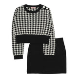 Liu Jo Completo 2 Pezzi Maglia-Gonna Nero per Bambina GF5032 NERO LIU JO 