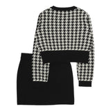 Liu Jo Completo 2 Pezzi Maglia-Gonna Bianco/Nero per Bambina GF5032XXX BIANCO/NERO LIU JO 