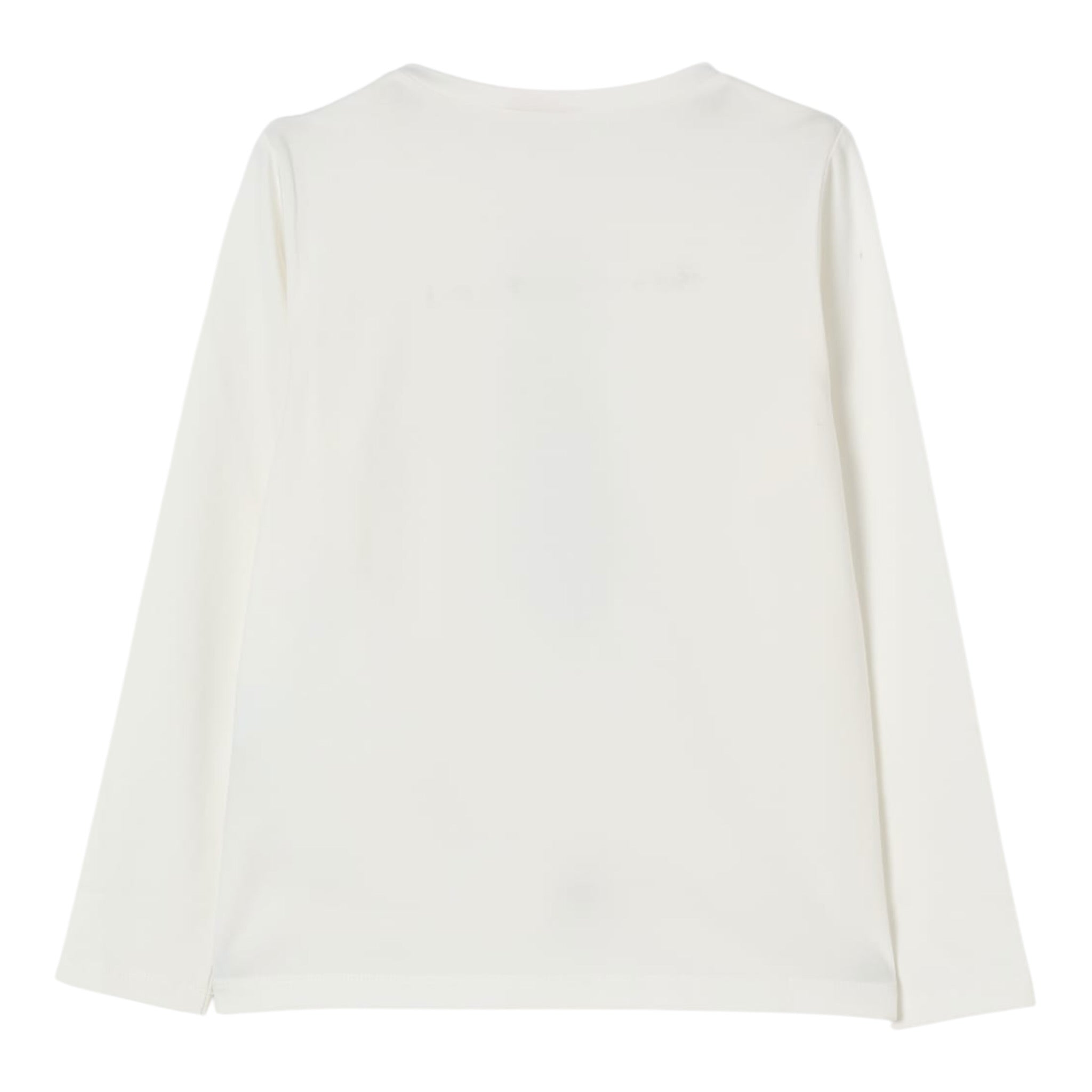 Liu Jo Shirt tinta unita con Brillantini Bianco per Bambina GF5042 BIANCO LIU JO 