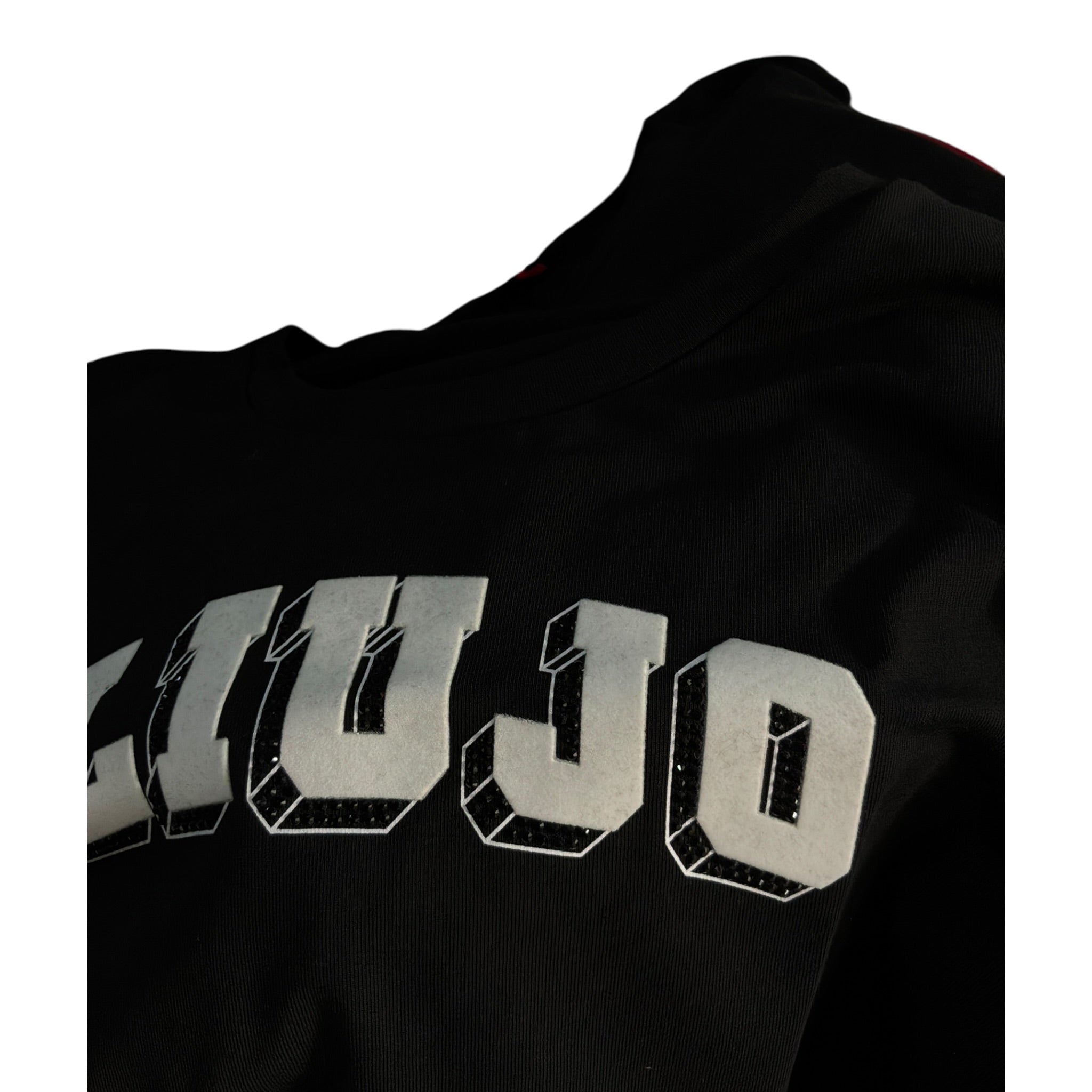 Liu Jo Shirt Girocollo tinta unita con Logo Nero per Bambina GF5043X NERO LIU JO 