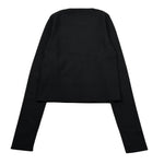 Liu Jo Maglia Girocollo tinta unita Nero per Bambina GF5062X NERO LIU JO 