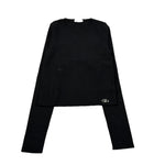 Liu Jo Maglia Girocollo tinta unita Nero per Bambina GF5062X NERO LIU JO 