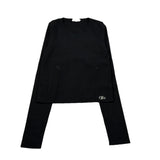 Liu Jo Maglia Girocollo tinta unita Nero per Bambina GF5062X NERO LIU JO 