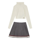 Liu Jo Completo 2Pz Maglia-Gonna Panna per Bambina GF5063 PANNA LIU JO 