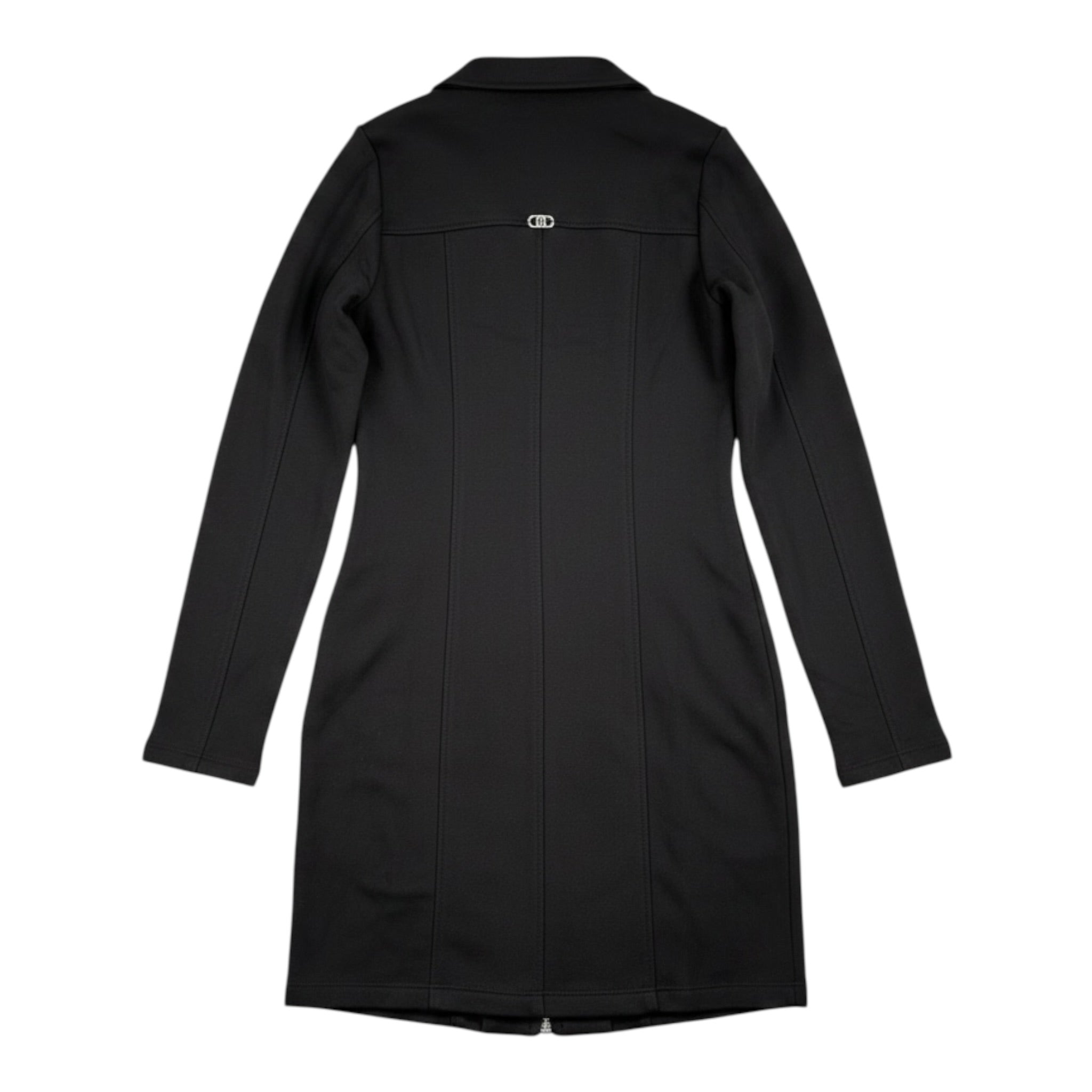 Liu Jo Abito Felpa tinta unita con Zip Nero per Bambina GF5073 NERO LIU JO 