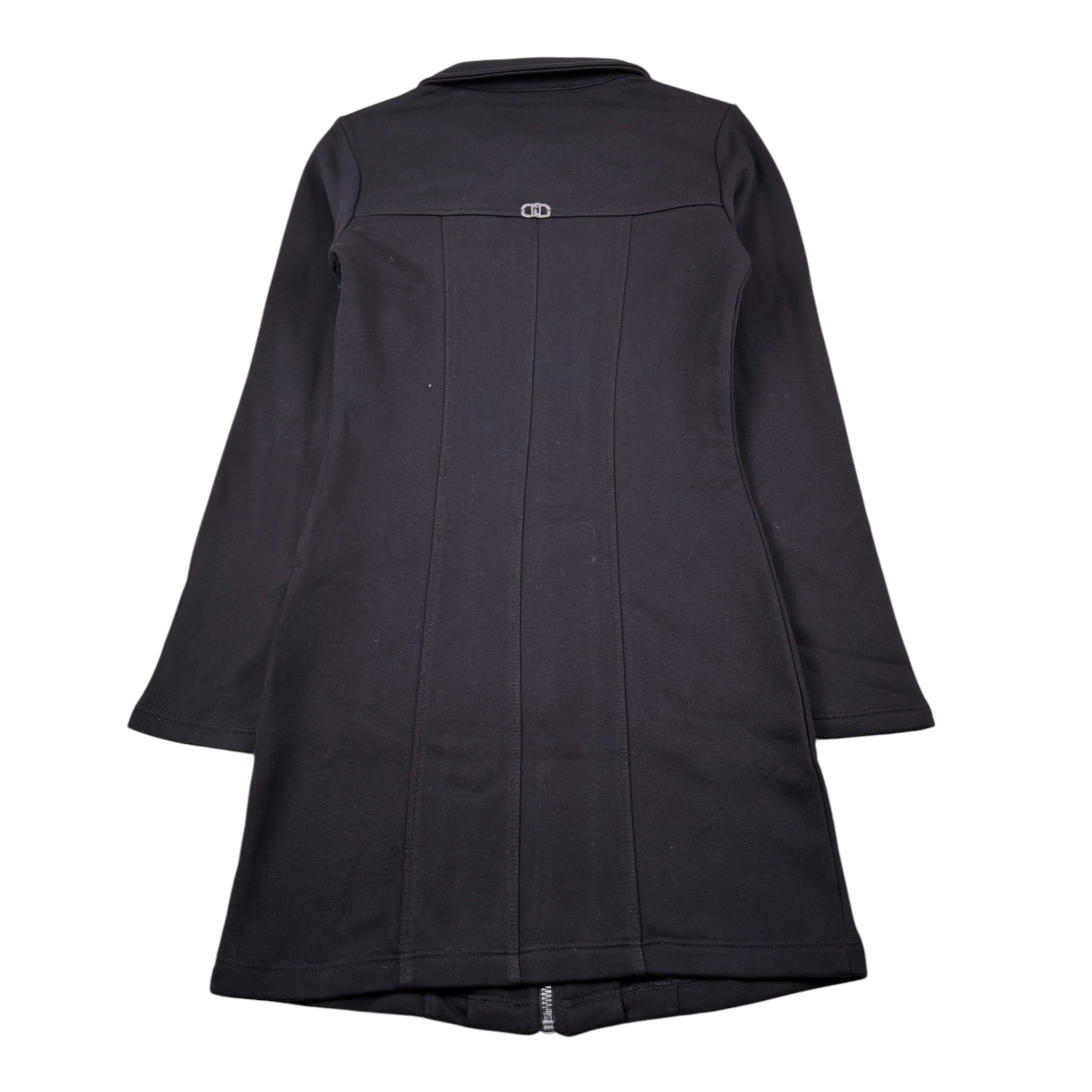 Liu Jo Abito Felpa tinta unita con Zip Nero per Bambina GF5073X NERO LIU JO 