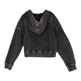 Liu Jo Felpa tinta unita con Zip E Cappuccio Grigio per Bambina GF5075 GRIGIO LIU JO 
