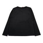 Liu Jo Shirt Girocollo tinta unita con Brillantini Nero per Bambina GF5080 NERO LIU JO 