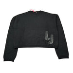 Liu Jo Maglia Girocollo tinta unita con Logo Nero per Bambina GF5089XXXX NERO LIU JO 
