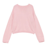 Liu Jo Maglia Girocollo tinta unita con Logo Rosa per Bambina GF5089XXXX ROSA LIU JO 