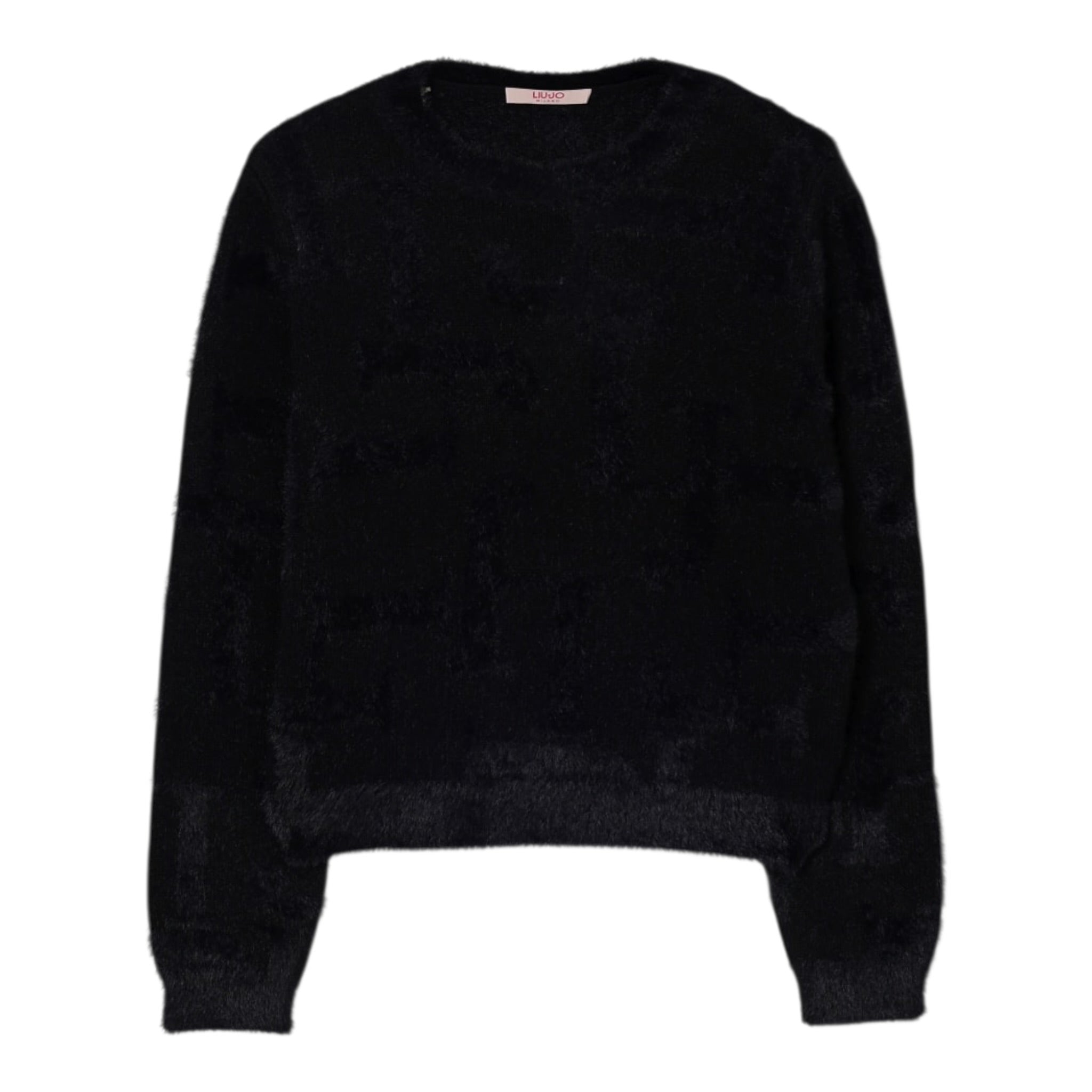 Liu Jo Maglia Girocollo tinta unita Nero per Bambina GF5110 NERO LIU JO 