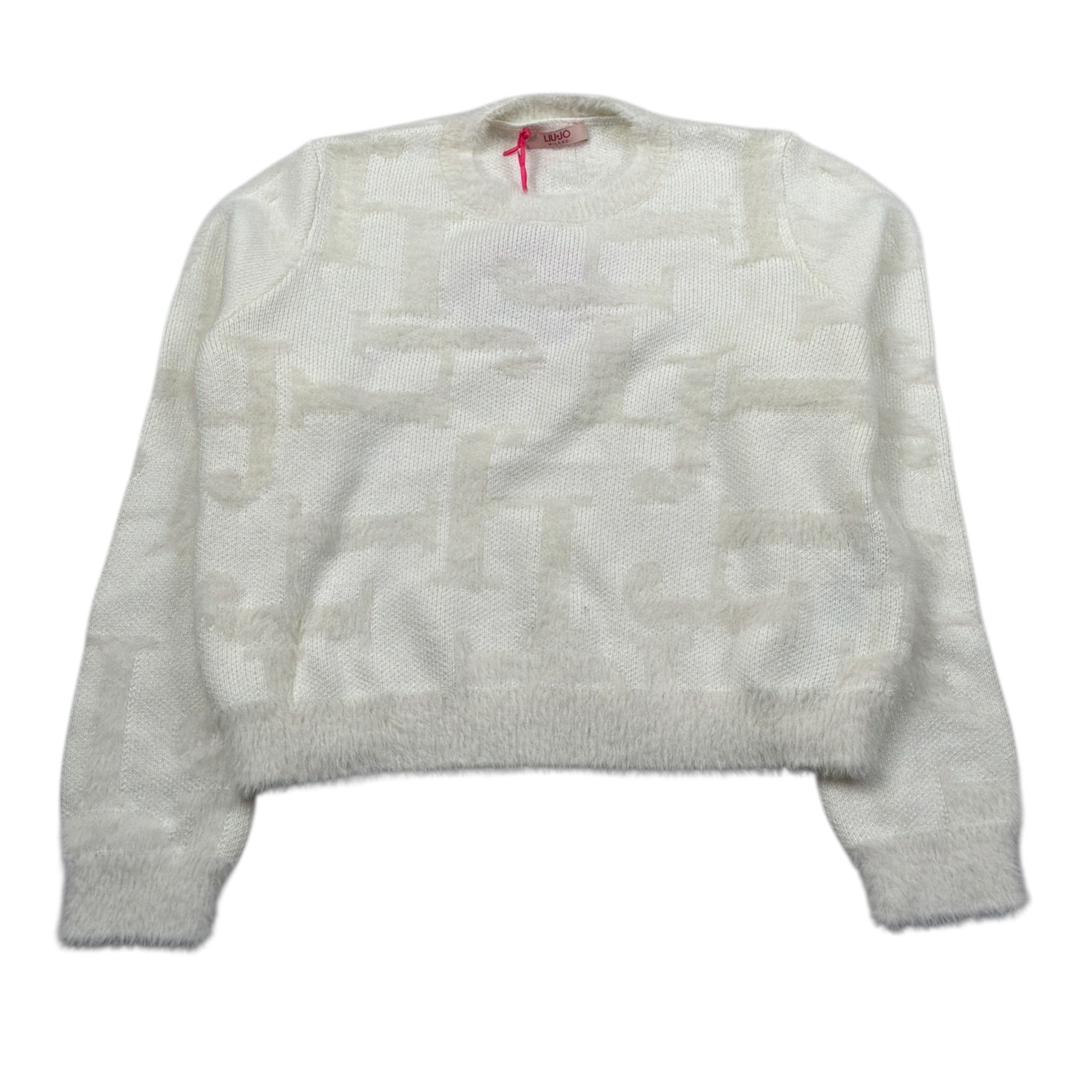 Liu Jo Maglia Girocollo tinta unita Panna per Bambina GF5110 PANNA LIU JO 